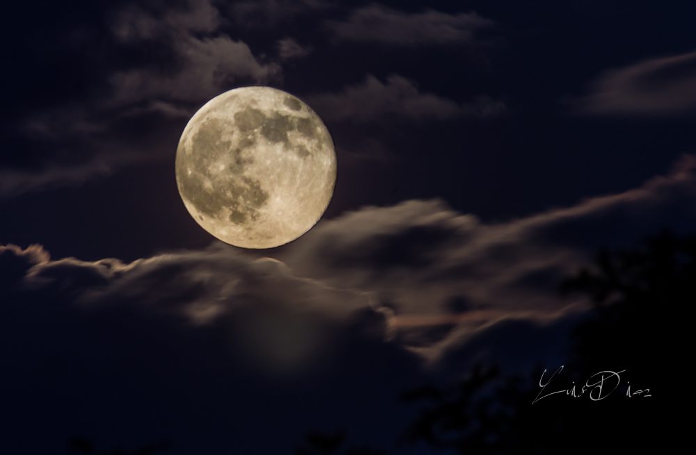 "Super Moon at Balsam Gap" by Luis Diaz