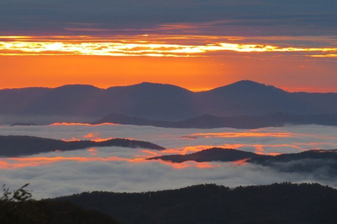 "Thunder Hill Overlook, Milepost 290.3" by Terry Julliard
