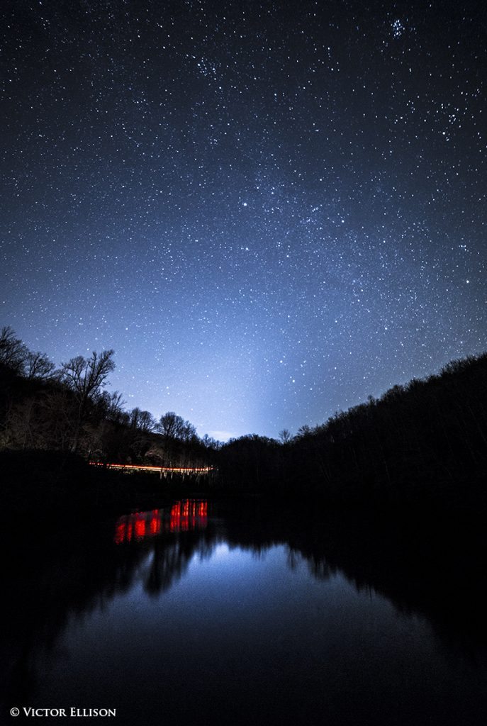 "Headlights under Stars" by Victor Ellison Fine Art Photography
