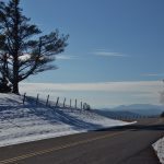 "Snow at Mt. Jefferson Overlook, Milepost 266.8" by Patricia Monica