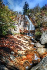 "Graveyard Fields Waterfall, Milepost 418" by Carol R Montoya