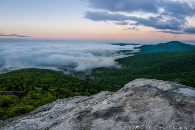 "Clouds Rolling over Rough Ridge" by Sharon Brisken
