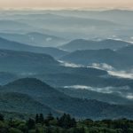"Morning at Looking Glass Rock, Milepost 417" by Daniel Plotts