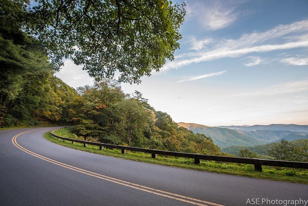 "Parkway Curve near Milepost 375" by ASE Photography