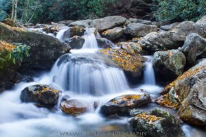 "Downstream of Skinny Dip Falls, Milepost 417" by William Trinkle Photography
