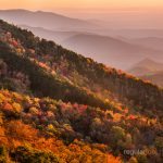 "Morning Sun at Green Knob Overlook, Milepost 350.5" by Joseph Cattoni