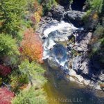 "Aerial View of Linville Falls" by Brave Sir Media