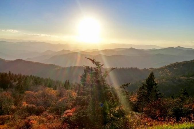 "Sunset on the Parkway" by Renee Russell