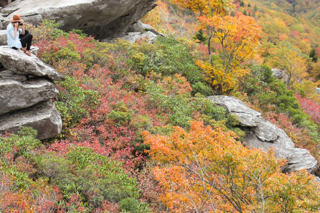 Photographer at Rough Ridge