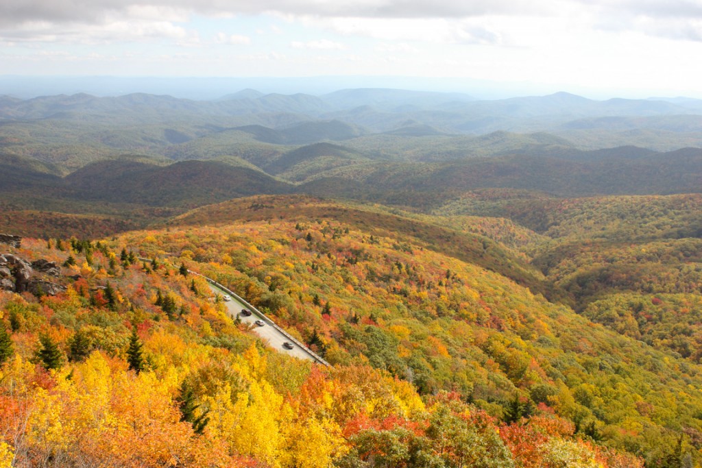 The Parkway from Rough Ridge