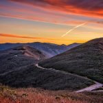"Red Sky over Craggy Pinnacle" by Daniel Plotts