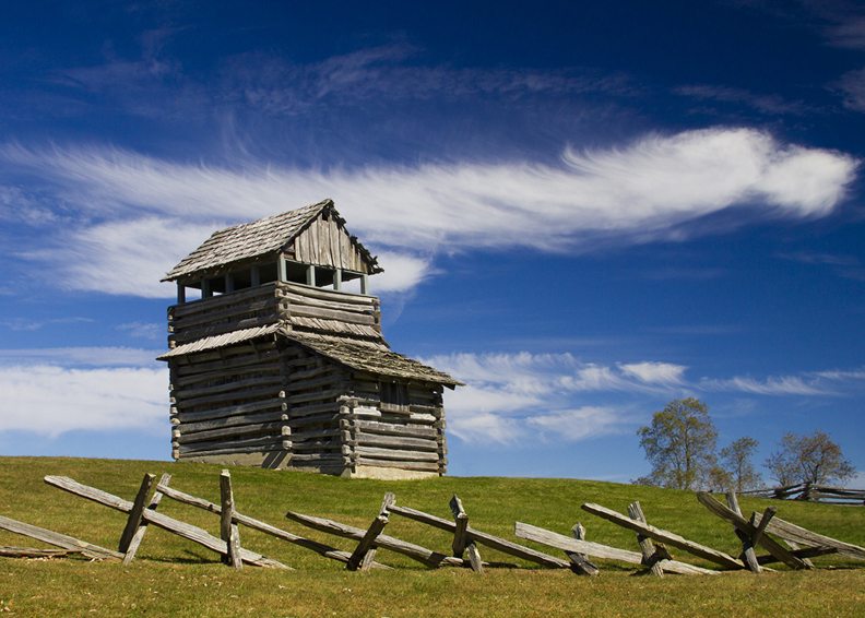 "Observation Tower at Groundhog Mountain, Milepost 188" by Kim L. Graham