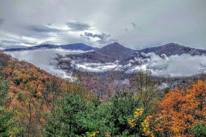 "View from Craven Gap Overlook, Milepost 377.4" by Renee Russell