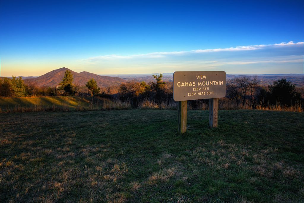"Cahas Knob Overlook, Milepost 139" by Steve Hurt