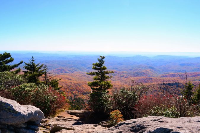 "Looking East from Grandfather, Milepost 305" by Thomas Harper