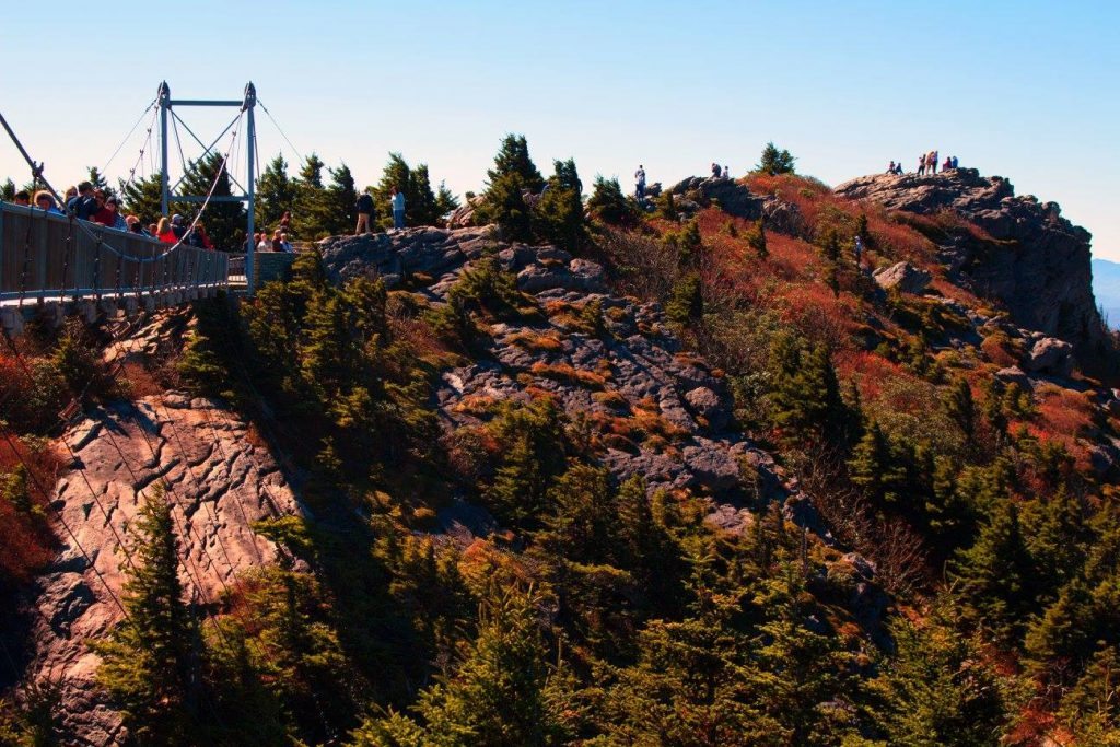 "Grandfather Mountain Swinging Bridge" by Yolanda Perez