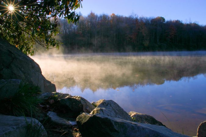 "Mist over Price Lake" by David Winters