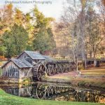 "Autumn Colors at Mabry Mill, Milepost 176" by Melissa Kniskern Photography