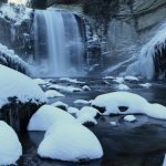 "Looking Glass Falls in Snow" by J. Scott Graham