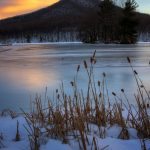 "Peaks of Otter in Snow, Milepost 86" by Steve Hurt
