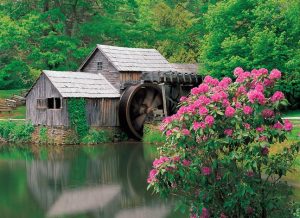 "Changing Seasons at Mabry Mill, Milepost 176.1" by J. Scott Graham