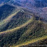 "Aerial of the Blue Ridge Parkway at Graveyard Fields, Milepost 418.8" by David Oppenheimer