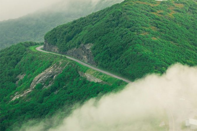 "View from the Craggy Pinnacle Trail, Milepost 364" by Dawnfire Photography