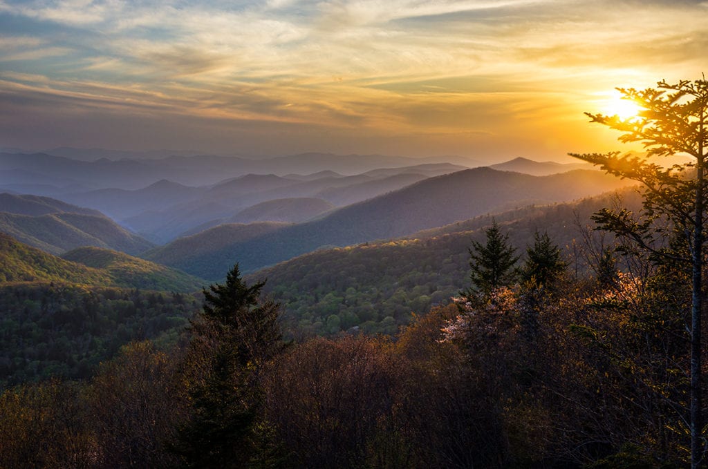 "Sunset Between Milepost 428 and 429" by Dawnfire Photography