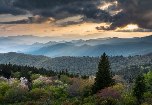 "Spring at Cowee Mountains Overlook, Milepost 430.7" by Johan Hakansson Photography