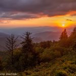 "Sunrise on the Mountains to Sea Trail near Milepost 450" by The Wandering Viewfinder
