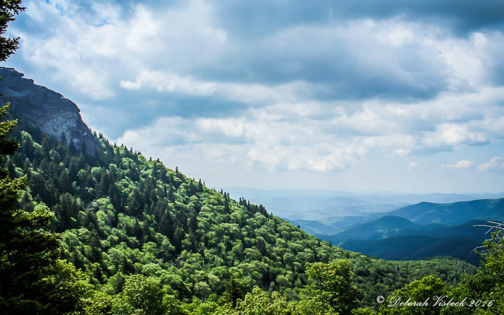 "Devil's Courthouse Overlook, Milepost 422.4" by Deborah Visbeck