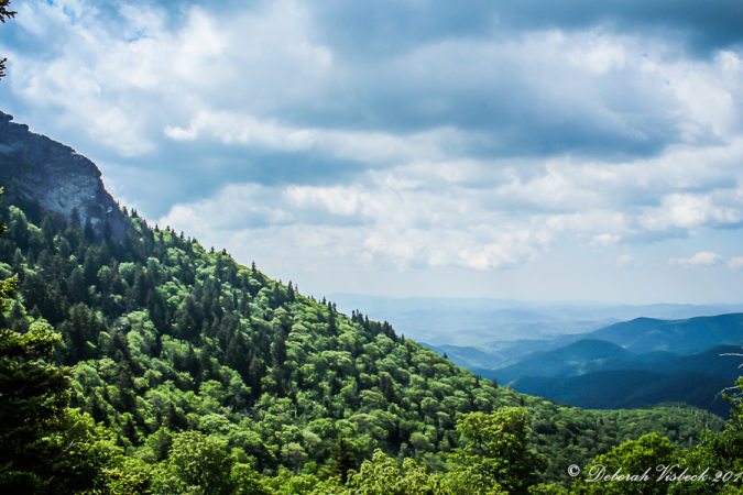 "Devil's Courthouse Overlook, Milepost 422.4" by Deborah Visbeck