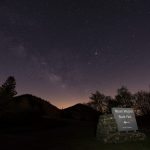 "Stars over Mt. Mitchell, Milepost 355" by Kevin Dobo