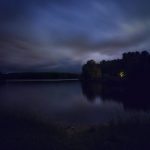 "Nightfall over Price Lake, Milepost 296.7" by Angie Houston