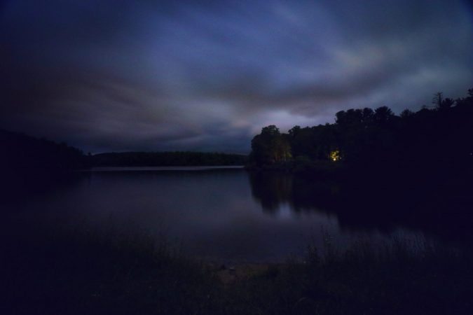 "Nightfall over Price Lake, Milepost 296.7" by Angie Houston