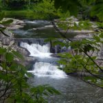 "Cascades at Linville Falls, Milepost 316.4" by Pamela S. Flowers