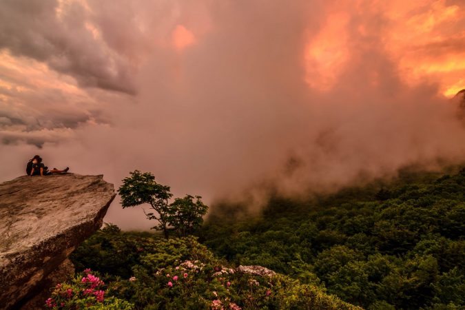 "Clouds Rolling in at Rough Ridge" by Melvin Hartley