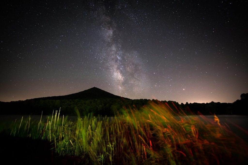 "Milky Way over Peaks of Otter" by HartLight Photography