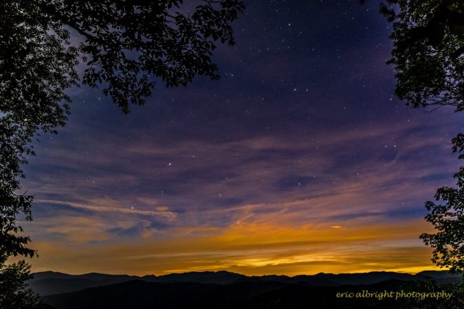 "Stars at the Balsam Mountain Picnic Area" by Eric Albright