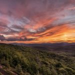 "Sunset at Flat Rock Overlook, Milepost 308.3" by Craig Zerbe