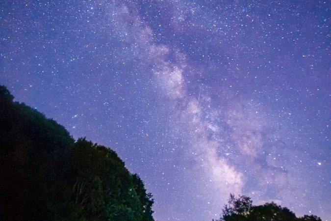 "Milky Way near Hornbuckle Valley Overlook, Milepost 453.4" Solitary Traveler Photography