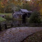 "Autumn at Mabry Mill in Virginia, Milepost 176" by Leiane Gibson
