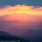 "Sunset at Woolyback Overlook, Milepost 452.3" by Solitary Traveler Photography