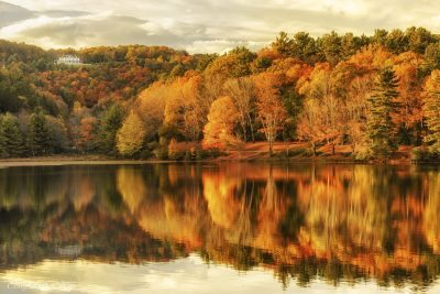 "Cone Manor Overlooking Bass Lake, Milepost 294" by Craig Zerbe