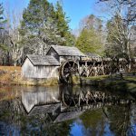 "November Morning at Mabry Mill, Milepost 176.1" by Jack L. Ratcliffe