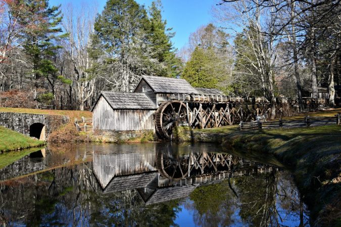 "November Morning at Mabry Mill, Milepost 176.1" by Jack L. Ratcliffe