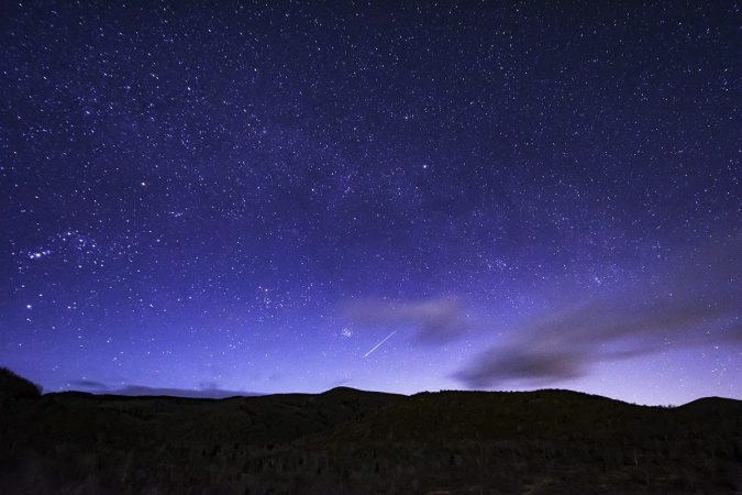 "Night Sky at Graveyard Fields Overlook, Milepost 419" by Nicholas Holshouser