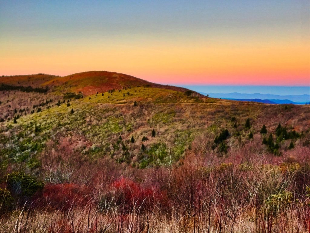 “Sunset near Shining Rock, Milepost 420” by Christina M. Moore