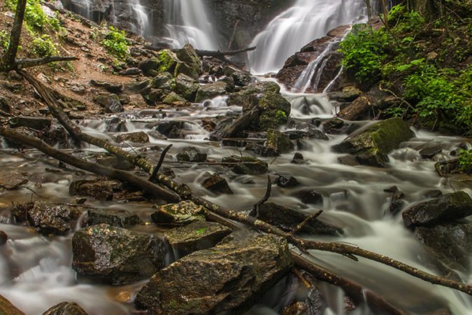 "Summer at Soco Falls, Milepost 455.7" by HD Carolina