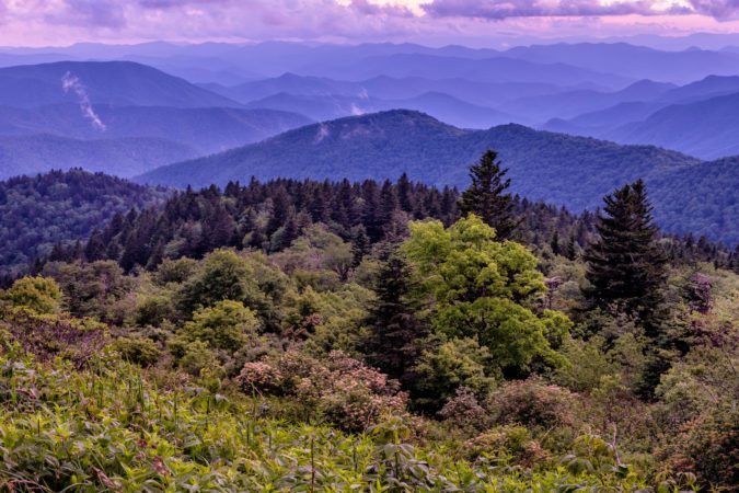 "Cowee Mountains Overlook, Milepost 430.7" by Danny Wilson